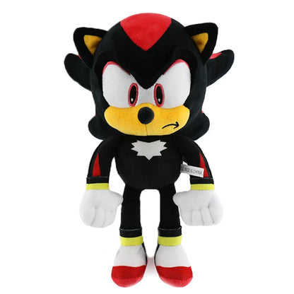 Hot 30CM High Quality Sonic Plush Toy Hedgehog Knuckles Tails Cute Cartoon Soft Stuffed Doll Birthday Gift for Children