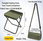 Lightweight Foldable Stool Shoulder Bag Design Collapsible Chair for Outdoor Camping & Fishing