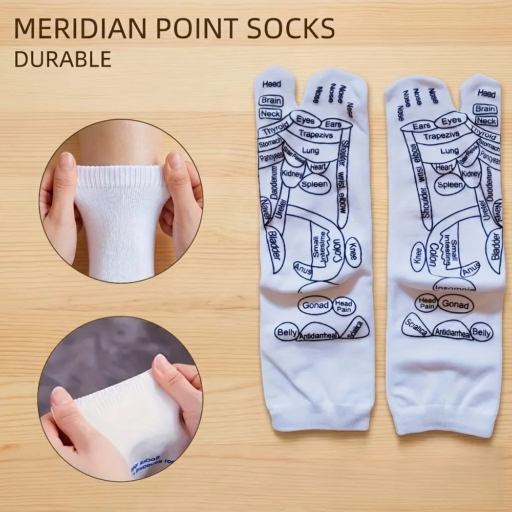 6Pcs Foot Pressure Point Therapy Trigger Point Massager Stick Acupressure Reflexology Sock with Massage Tools Set Foot Care Tool