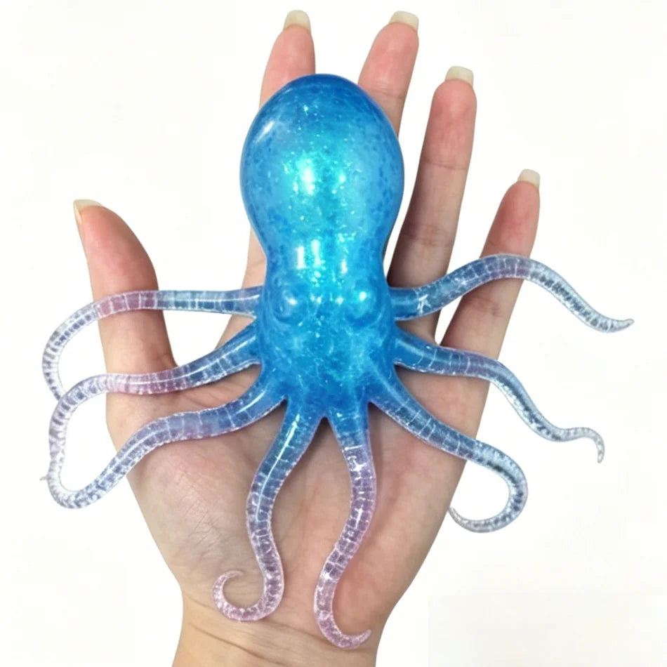 NEW 4 Styles Jellyfish Octopus Stress Balls for Kids Adults Squeeze Balls Sensory Fidget Toy Squishy Toys