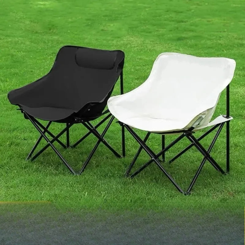 Outdoor camping folding chair, portable moon chair, lazy chair, outdoor chair, director chair, beach chair, stall chair