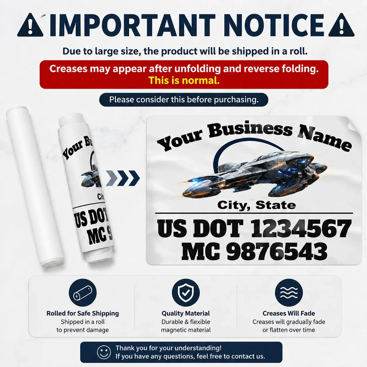 Custom Car Magnet Stickers, Durable Car Magnets, Perfect for Commercial Vehicle Advertising, Customize Your Logo