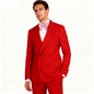 Rose Pink 2-Piece Men's Tuxedo with Spacious Lapel for Wedding Banquet Party Formal Men's Clothing Custom-Made Di
