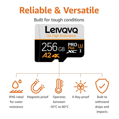 SD Memory Card 128GB 256GB 512GB SD Micro Card V60 U3 TF Card Memory Microsd For Xiaomi Surveillance Devices Drone SD Flash Card