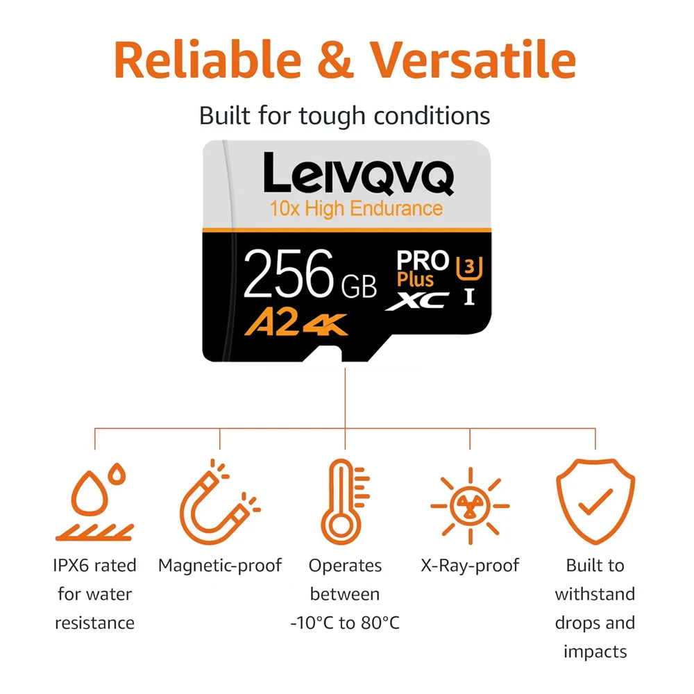 LEIVQVQ SD Micro Card 512GB Mini SD Memory Card 256GB Micro TF SD Card 128GB 64GB Video TF Card For Camera Surveillance Devices