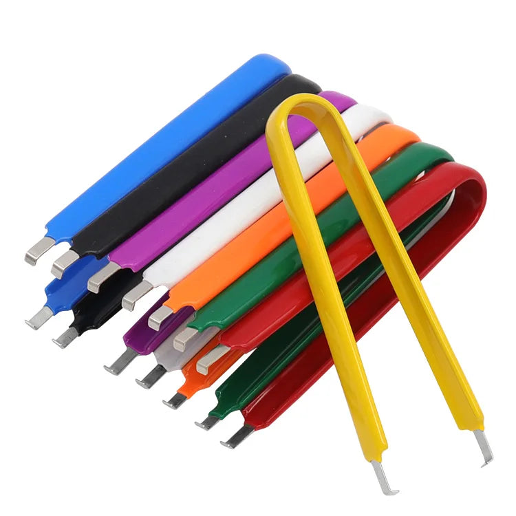IC Extractor U Type Tweezers Mobile Phone Repair Tool Chip Electronic Component Parts Extraction Removal Puller