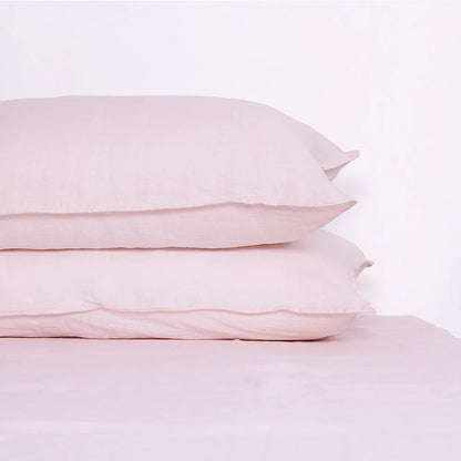 100% French Linen Soft Breathable Pillow Covers Decorative Square Throw Pillow Covers for Bed Couch Sofa Envelope Closure