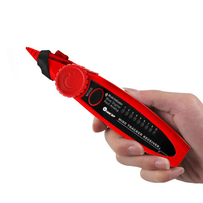 TOOLTOP Tester kabli sieciowych Multimetr Śledzenie kabli LAN Test POE Pomiar długości 400M/600M Regulowana czułość Szukacz kabli