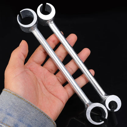 Double Head Door Hinge Repair Spanner Labor-Saving Wrenches Hinge Gaps Adjusting Wrench for Home Assembly Maintenance Hand Tools