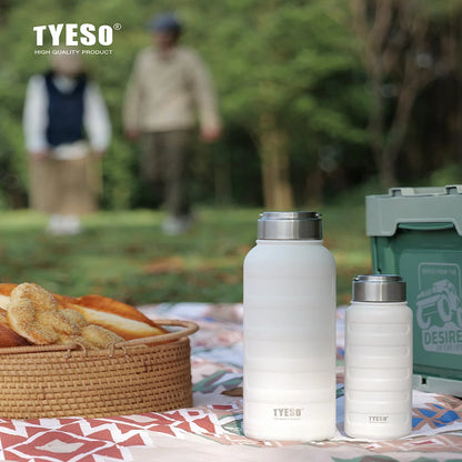 Tyeso Double Stainless Steel Thermos Mug Portable Sport Vacuum Flask Large Capacity Thermal Water Bottle Tumbler Drinks Cup