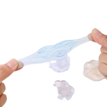 5/10/20PCS Kawaii Cat Paws Sticky Squeeze Toys Soft Realistic Glitter Cat Paws Transparent Squeeze Toys Adult Gifts