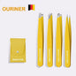 Eyebrow Tweezer Colorful Hair Beauty Fine Hairs Puller Stainless Steel Slanted Eye Brow Clips Removal Makeup Tools
