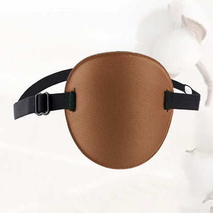 Single Eye Patch Adjustable 3D Foam Groove Breathable Eyeshade Eyes Medical Use Concave Strabismus Amblyopia Training Eye Mask