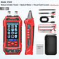 TOOLTOP Network Cable Tester 4 in 1 Multi-function Fiber Optical Power Meter Visual Fault Locator noise-free LAN Line Tracking
