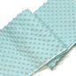 Minky Dot Fabric For Baby Comfort Blankets 1mm Pile Length Polyester Single Sided Swaddle Baby Crying Comfort Plush Fabric