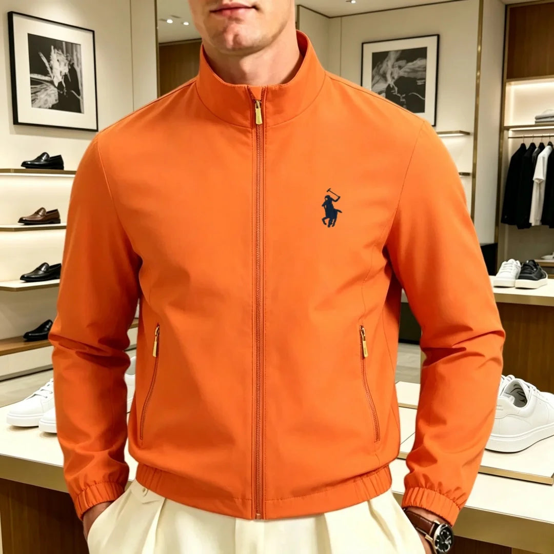 2026new high-end brand men's women's long sleeve zipper jacket autumn fashion exquisite Embroidery waterproof wear-resistant top