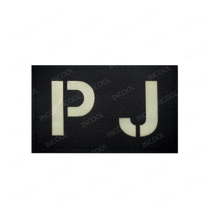 Infrared IR Reflective Patch K9 FIRE MEDIC PRESS MED PJ Decorative Patches Biker Armband Patch For Clothing Backpack