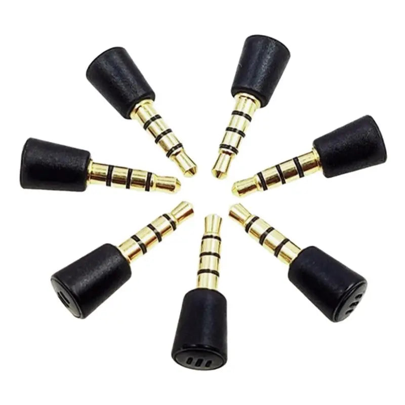 High-Quality Microphone 3.5mm Audio Metal Plug Portable Recording Gamepad Live Broadcast Microphone for PS4 Laptop Mobile Phone