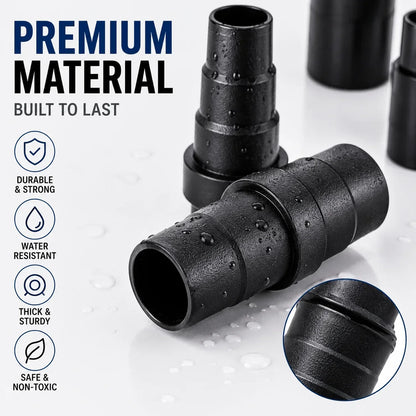 Airtight Universal Vacuum Hose Adapter 50-23mm Efficient Dust Collection Reducer Set for Power Tool Workshop Dust Free