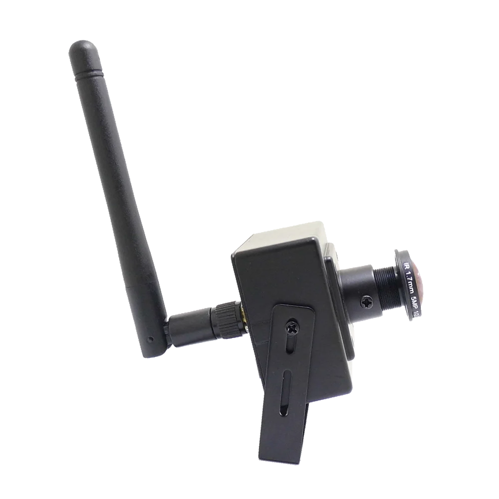5MP Wifi Mini Kamera Panoramiczna Ip 1080P HD 1.7mm Obiektyw Rybie Oko CCTV Bezpieczeństwo Monitoring Sieciowy Bezprzewodowy Dźwięk Mikro Onvif Mała Kamera