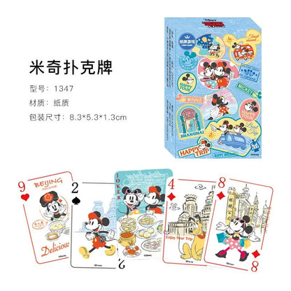 Disney Mickey Frozen Stitch Poker Lots-o'-Huggin' Bear Playing Cards Playing Cards Poker Indoor Family Entertainment Board Games