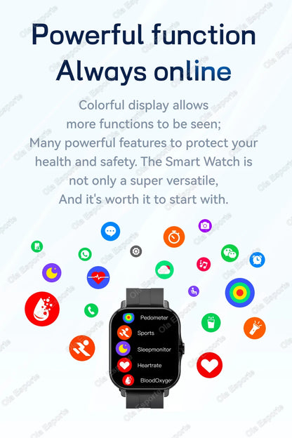 2026 New Smart Watch for Men Women Gift 1.83-inch Full Touch Screen Sports Fitness Watch Bluetooth Call Digital Smartwatch HW12