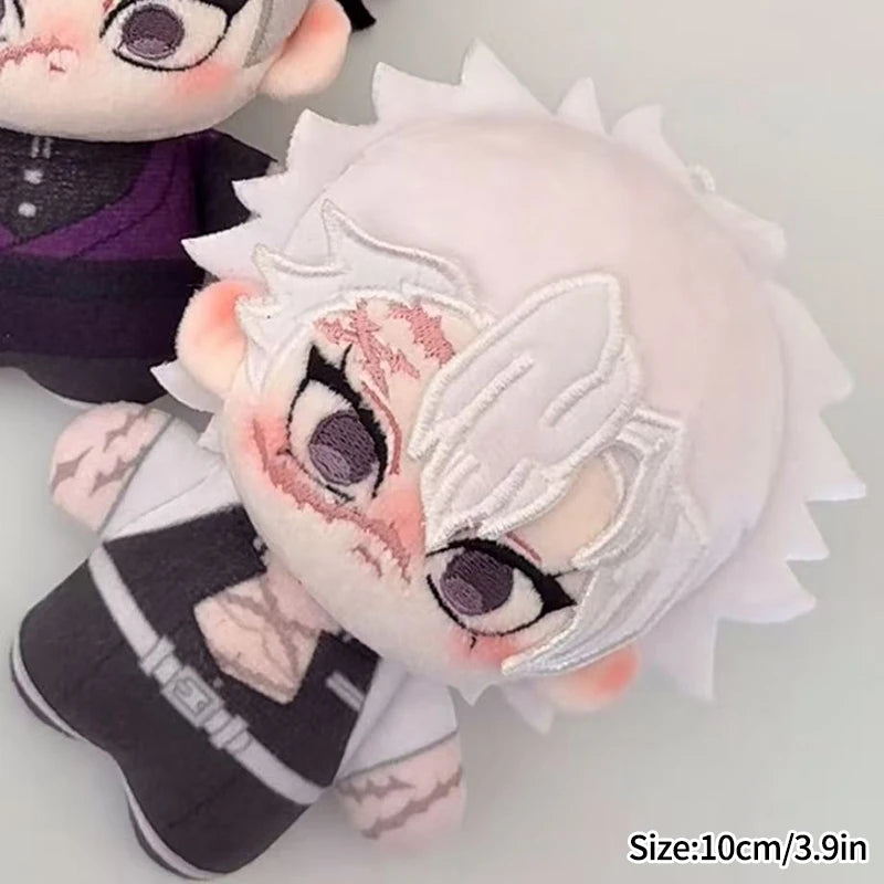 Demon Slayer Figure Anime Plush Doll Fans Gift Q Version Toy Gifts Kamado Nezuko Keyrings Cartoon Character Keychains Bag Charms