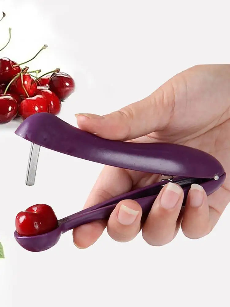Cherry Pitter Portable Cherry Fruit Kitchen Pitter Remover Olive Corer Cherry Corer Fruit Vegetable Tools Fast Enucleate Squeeze