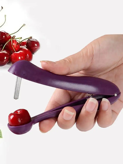 Cherry Pitter Portable Cherry Fruit Kitchen Pitter Remover Olive Corer Cherry Corer Fruit Vegetable Tools Fast Enucleate Squeeze