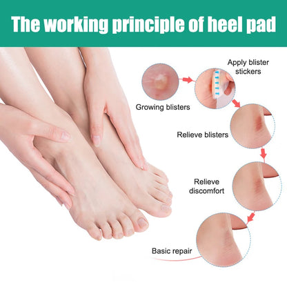 24 5pcs Adhesive Hydrocolloid Gel Blister Plaster Heel Anti-wearing Heel Sticker Pedicure Patch Plaster Foot Care Tools
