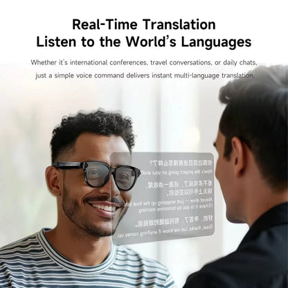 Lenovo Smart AI Glasses 8K 1600W Camera Record Bluetooth Calling Music Player Sunglasses Color Change AI Translation Glasses Men