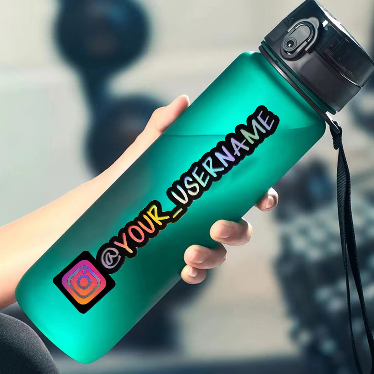 Vinyl Stickers DIY with Custom Usernames, Instagram, TikTok, YouTube, Facebook Stickers for Car, Motorcycle (Default Icon 1)