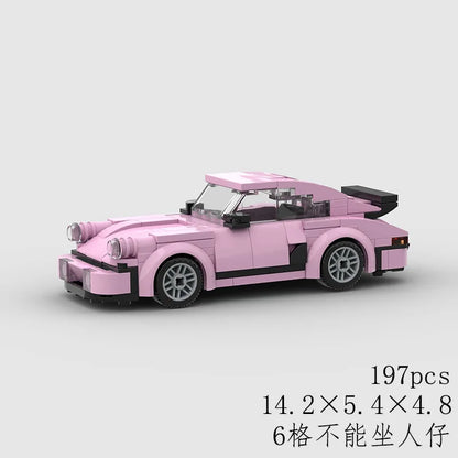City Speed Racing Car Model Building Blocks DIY Bricks MOC Toy Classic Rally Sports Super Racer Vehicle Christmas gift technique