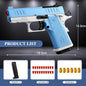 2011 G17 Shell Throwing Blowback Toy Gun Continuous Firing Empty Hanging Pistol Outdoor CS Game Shooting Toy for Kids Adults