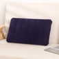 47x30cm Portable Inflatable Cushion Beach Office Household Outdoor Soft Pillows Double-sided Back Relaxing Tool Plane Head Rest