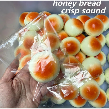 Crispy Honey Bread Stress Ball Shapeable Slow Rebound Creamy Feel Squeeze Ball Fidget Toy Asmr Sensory Anti-Stress Toys Gift