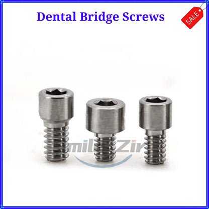 5PCS Dental Bridge Ti Screws  M1.4 Osstem Regular Mini Multi Unit Screw Adin Dentium ITI Anthogyr Dental Implant MUA Screws