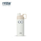 Tyeso 600ML Water Bottle With Eye Sticker Insulated Leak-Proof Fitness Flask Vacuum Flasks for Sport for Outdoor Workouts Travel