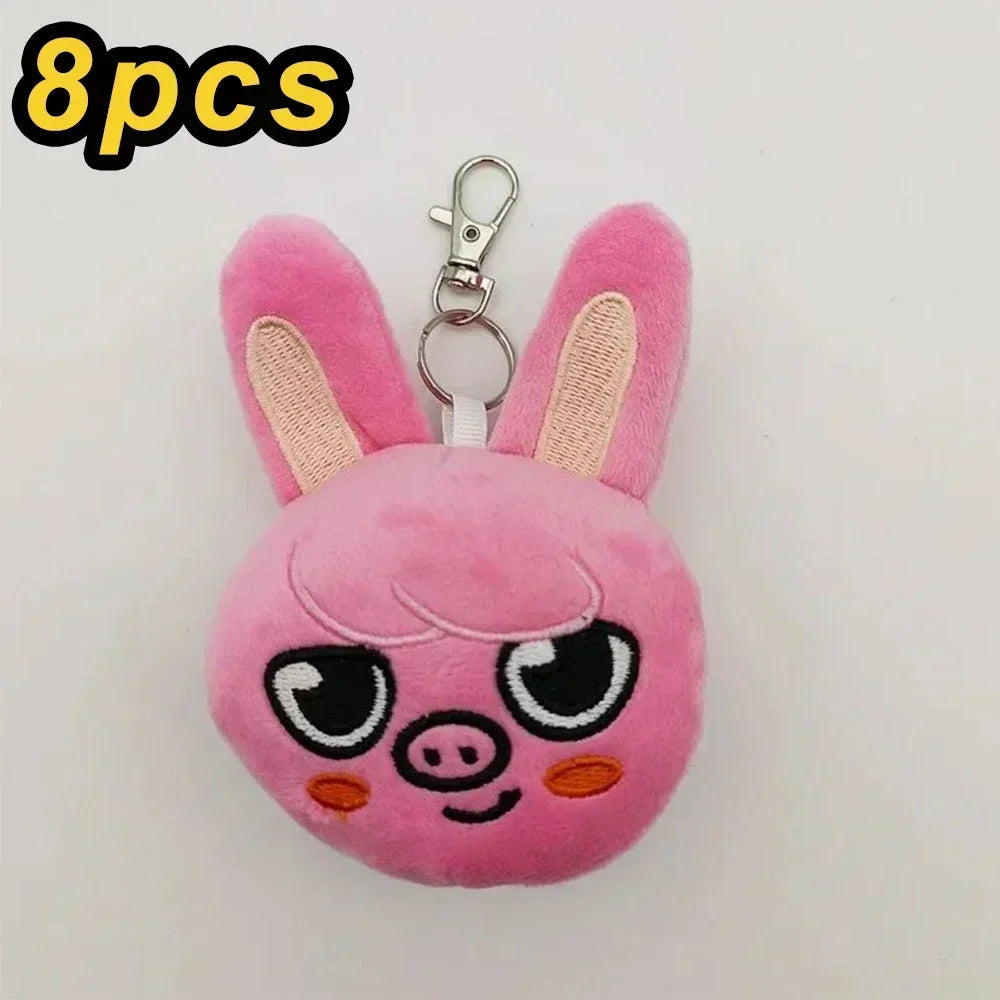 20cm 8pcs/Set Plush Toy Kawaii Skzoo Stray kids Plush Cartoon Stuffed Animal Doll Kawaii Companion Toys Room Decor Gift