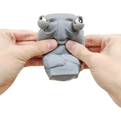 Stone Man Releases Stress Toy Eye Popping Slow Rebound Soft Squeeze Sensory Fidget Toy for Kids Funny Stuff Adult Teen Gifts