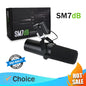 Metal SM7B/SM7DB Vocal Heart-Shaped Studio Dynamic Microphone For broadcast&Podcast&Game&Stream Media With Wide Frequency Range