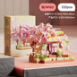 Mini Brick Building Set Rose Flower Model, Creative DIY Building Block Kit for Desk Decor, Birthday Gift for Adults and Teens