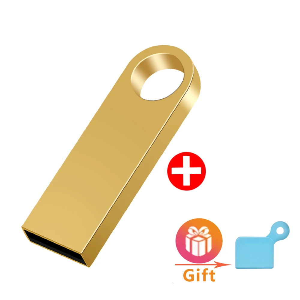 Metalowy pendrive USB 2.0 64GB Kreatywny Pendrive USB 2.0 Szybki Pendrive z możliwością personalizacji logo i zdjęć