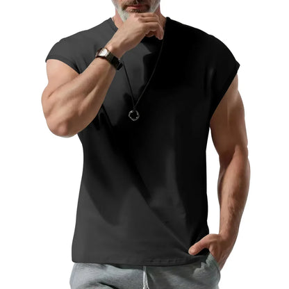 Amazon cross-border men's clothing summer new sleeveless t-shirt youth casual loose thin vest men