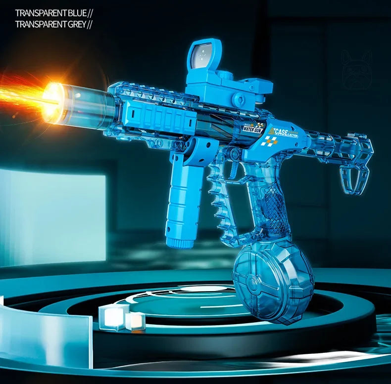 Electric Water Gun with LED Light Large-capacity Long-range Shooting Water Gun Summer Outdoor Game Toy Children's Adults' Gift
