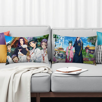 anime cushion cover Rectangle Pillow Cover The Apothecary Diaries Maomao Home Sofa living Room Office Coffee Shop Pillowcase
