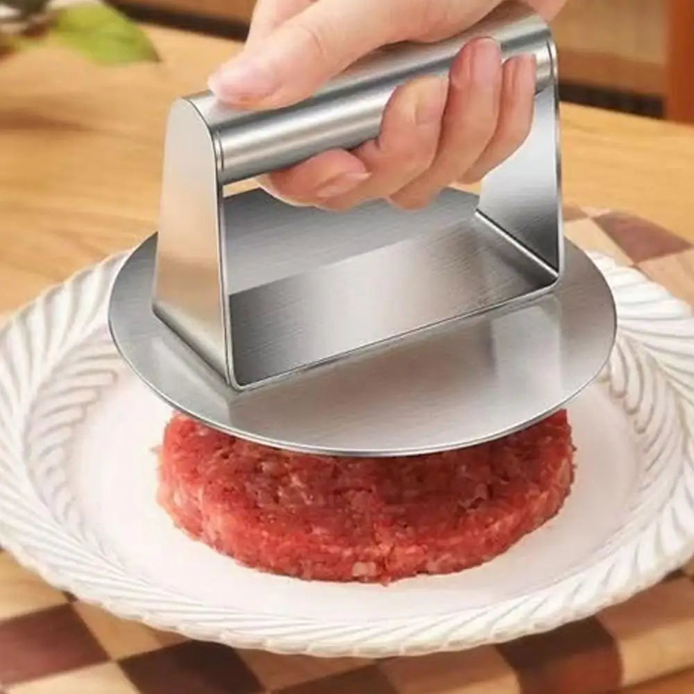 1pc Stainless Steel Hamburg Meat Press Hamburger Press Kitchen Gadgets Meat Pie Make Kitchen Accessories Cooking Accessories