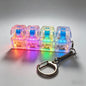 Cat Claw/Gyro Button Decompression Toy Mechanical Keyboard Shaft Tester Luminous Keyboard Keychain for Pressure Release
