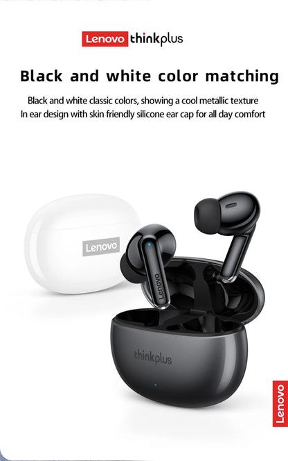 Oryginalne słuchawki Lenovo XT88 TWS bezprzewodowe Bluetooth 5.3 podwójny mikrofon Stereo redukcja szumów bas HIFI sterowanie dotykowe douszne