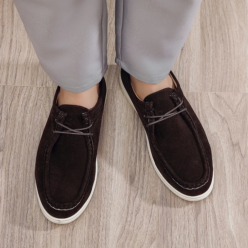 Outdoor Men Casual Shoes Fashion Comfortable Man Loafers Non-slip Walking Sneakers New Breathable Lightweight Lazy Driving Shoes